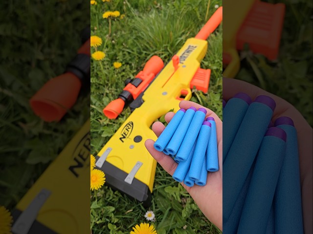 Vídeo relacionado con FoMass Rifle eléctrico de Juguete para Nerf Sniper con Visor de 3 Modos, Recargable, con bípode, 2 Cargadores y 100 Dardos, Regalo para niños a Partir de 6 años