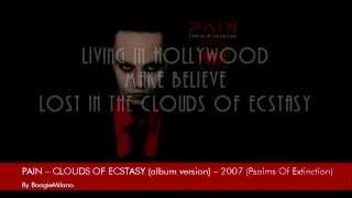 Pain - Clouds of Ecstasy (album Version) - with Lyrics on screen