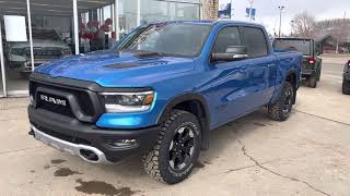 New Hyrdro Blue Ram Rebel Crew Cab 4x4 Truck