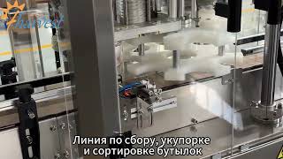 сортировочная машина для бутылок + закаточная машина для банок + сборщик бутылок