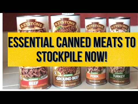 Keystone canned meats review+Dutch oven cook