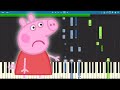 Peppa Pig Theme Song Sounds Totally Different As A SAD Piano Cover