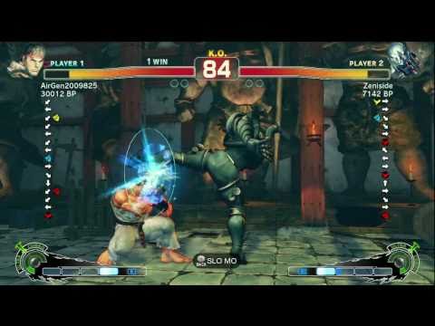 Air [Ryu] vs Zeniside [Seth] SSF4 Endless Battle Matches - Xbox Live - TRUE-HD