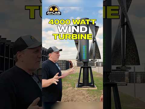 4000 W Wind Turbine by Be-Wind #atlassurvivalshelters #sutphinsolar #bewind