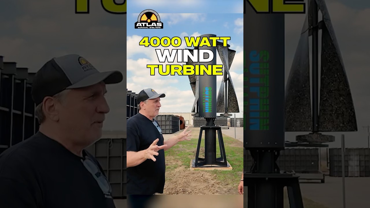 4000 W Wind Turbine by Be-Wind #atlassurvivalshelters #sutphinsolar #bewind