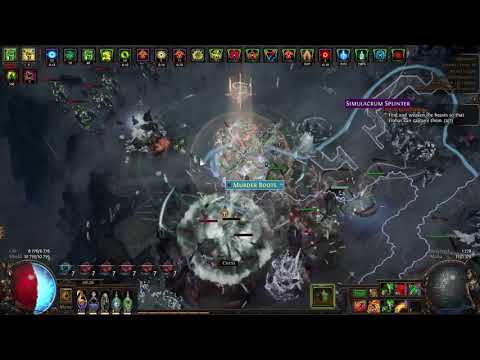 Path of Exile 3.13 Ritual, self poison cold bv. t19 lighthouse 100% delirium 107% monster life