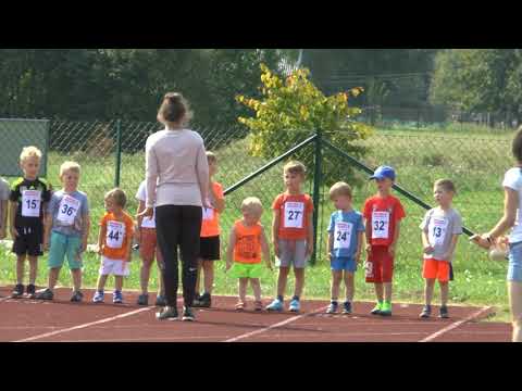 Przedszkolaki - bieg na 100 m chłopców 2021 zawody lekkoatletyczne