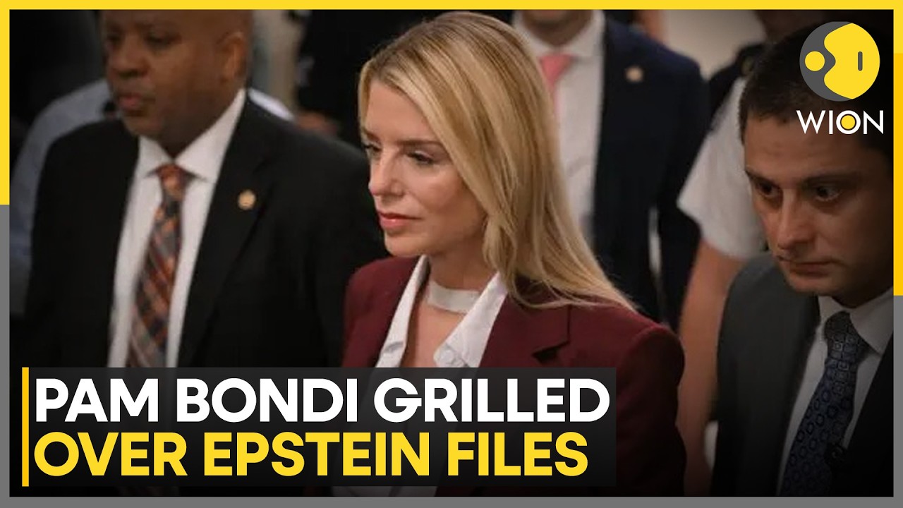 Epstein Files: Pam Bondi Defends Transparency, Declines Questions on Trump's Involvement | WION