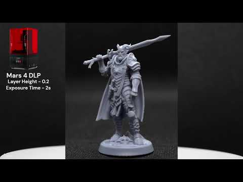 Mars 4 DLP Print results - vs Photon D2 vs Sonic Mini 8k