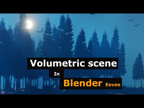 Blender Secrets Revealed - Easy Volumetric Scene in Blender Eevee | Volumetric Lighting