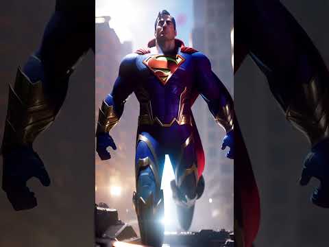 Superman & Thanos #transformation #combined #superman #thanos #superhero #avengers #crossing #art