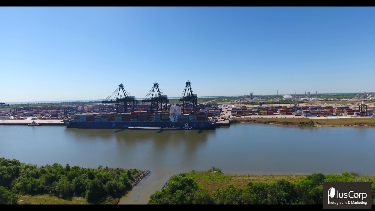 Aerial video tour of industrial park