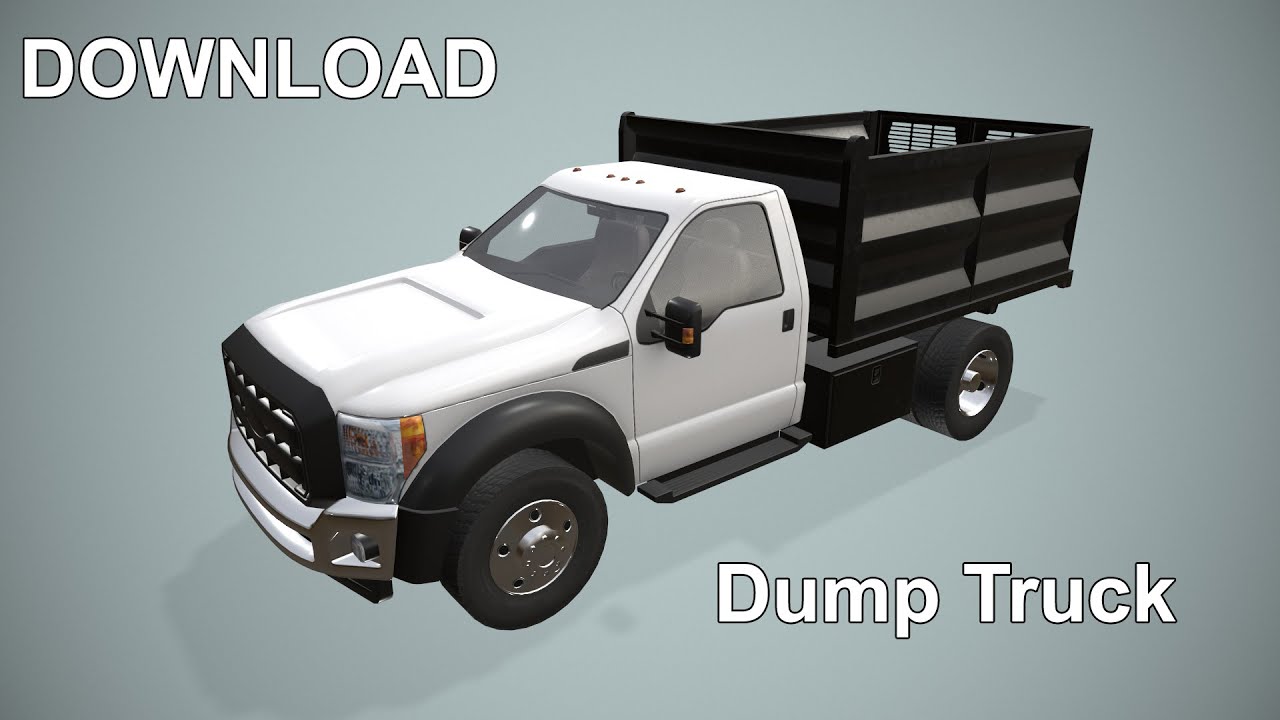 Самосвал --424-- 3D Модель