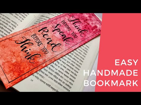 EASY HANDMADE BOOKMARK || ART BY - ANKITA DATTA | ART ASYLUM