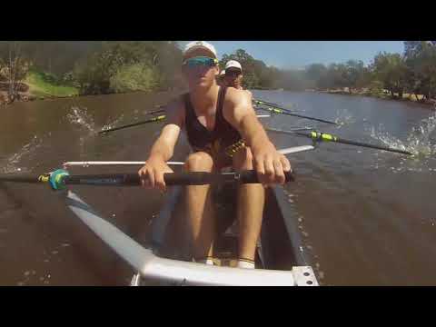 Guildford head race 2017 - Wesley 1st VIII cox recording