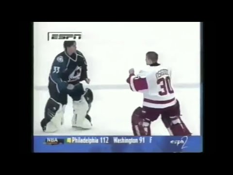 Avalanche - Red Wings rough stuff 4/1/98