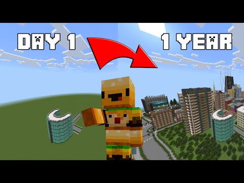 I SPENT A YEAR BUILDING A MINECRAFT CITY AND THIS IS HOW!