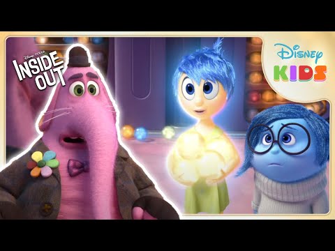 Joy Meets Bing Bong | Inside Out | Disney Kids