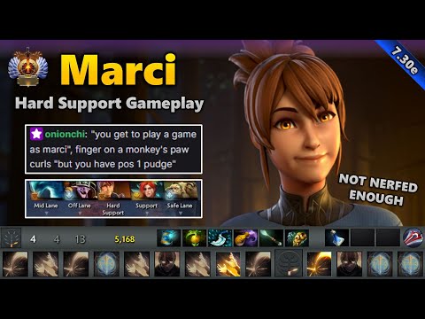 Is Marci Hard Support Legit? | Dota 2 7.30e