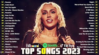 Billboard Hot 100 Songs Of 2023 - Miley Cyrus, Rema, Selena Gomez, Ed Sheeran, Shawn Mendes,Maroon 5