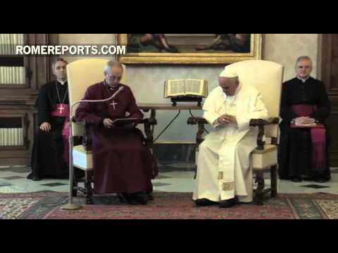 Trascendental encuentro entre el líder de los anglicanos y el Papa