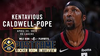 Kentavious Caldwell-Pope Full Post Game Locker Room Interview vs. Lakers 🎙