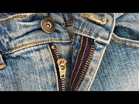 How to repair zipper in jeans
