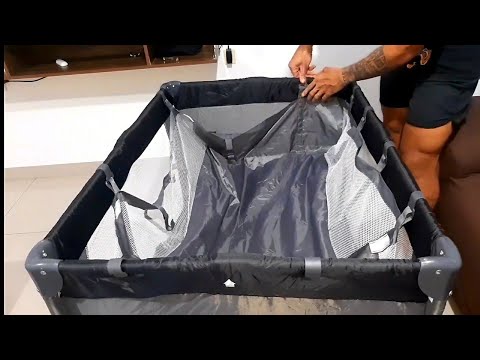 How to assemble a portable crib/playpen