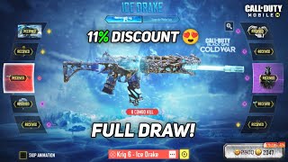 Mythic Krig 6 - Ice Drake Full Lucky Draw CODM | Cold Embrace Mythic Draw Cod mobile
