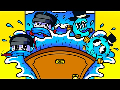 We Destroyed The Town with a Massive Wave in I Am Fish!