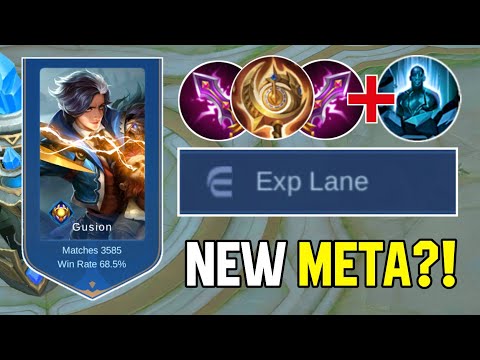 GUSION EXP LANE + PETRIFY IS THE NEW META!! ( you must try )