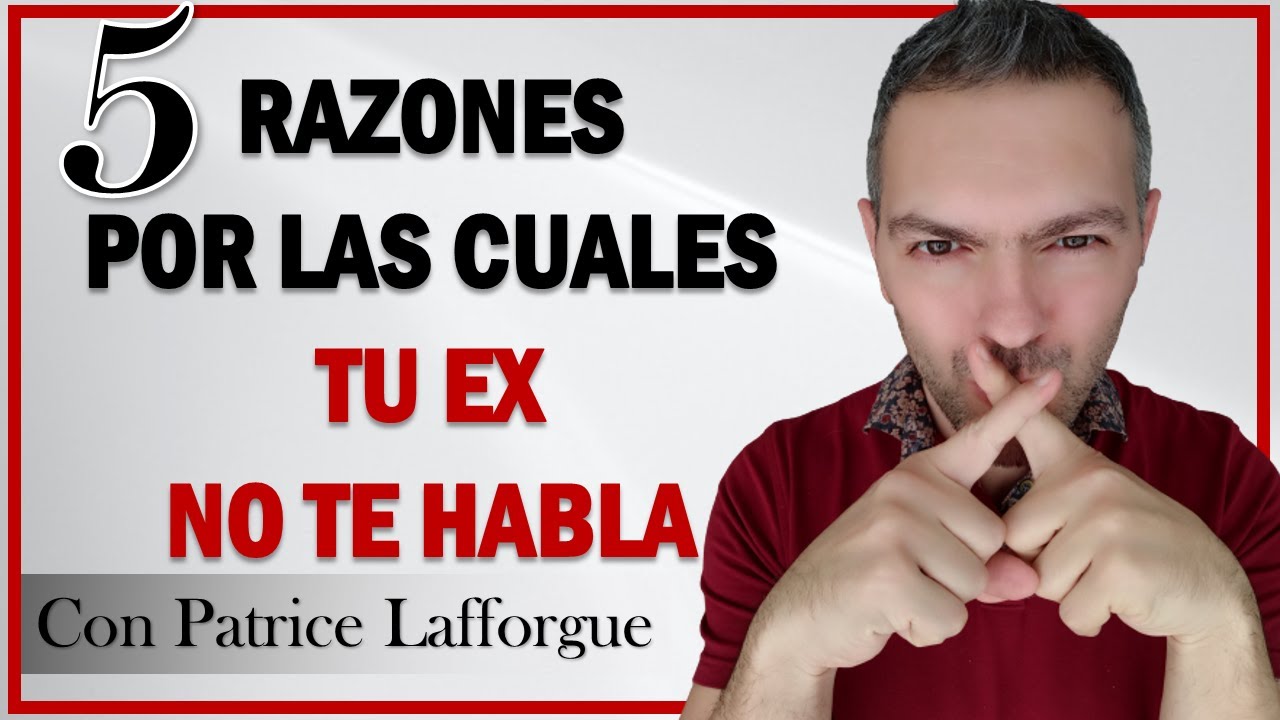 Mi ex no me habla y me ignora