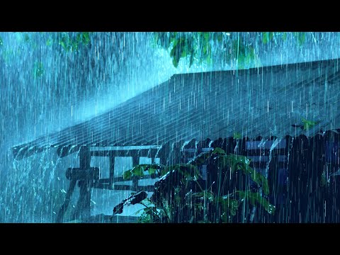 Stress Ade! Starkregen Und Donner Auf Dem Blechdach Sorgen Für Tiefen Schlaf Und Entspannung In Der