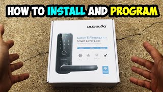 UltraLoq Latch 5 Fingerprint Smart Lever Lock - App Review and Install
