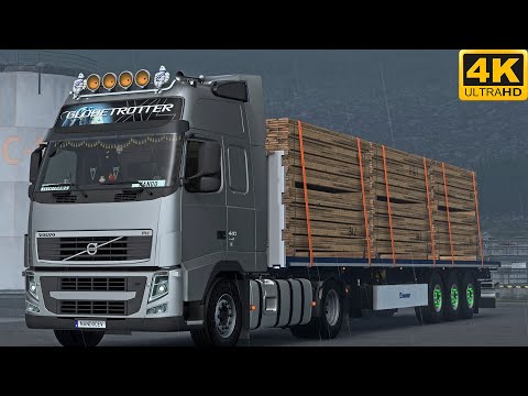 [G29] ETS2 (4K 60FPS) | PROMODS | VOLVO FH 440 | BORGARNES 🇮🇸 - HÖFN 🇮🇸 | RAINY DAY