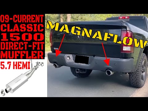 Classic Ram 1500 Magnaflow Direct Fit Muffler Install And Sound Test