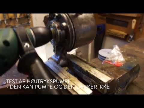 Test af højtrykspumpe til Citroën DS