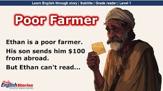 Poor Farmer, Rich Man | Slow English Story for Listening Practice | Beginner Level (A1-A2)