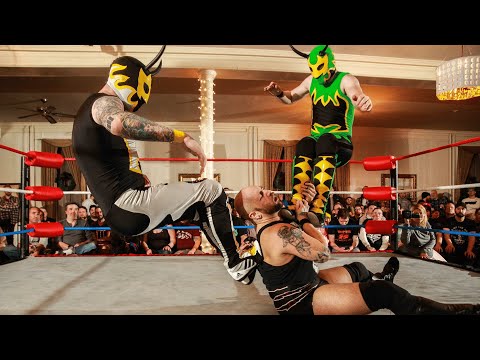 The Maine State Posse vs. Green Ant, Thief Ant, & Travis Huckabee - Limitless Wrestling (Chikara)