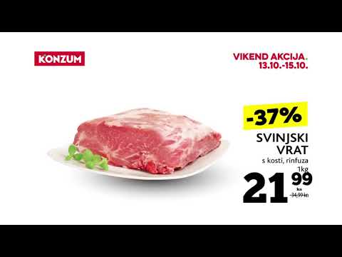 Konzum vikend akcija od 13.-16.10.2017.