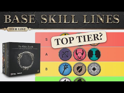 All 11 Skill Lines Ranked (Base Game) | Tier List & Analysis | The Elder Scrolls: BotSE