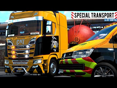 ETS2 SPEZIALTRANSPORT ★ 70 TONNEN Schwertransport [#1440] EURO TRUCK SIMULATOR 2