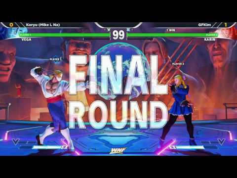 WNF SFV - Off Season 1.3 - Mike L Na (Vega) vs GFKim (Karin)