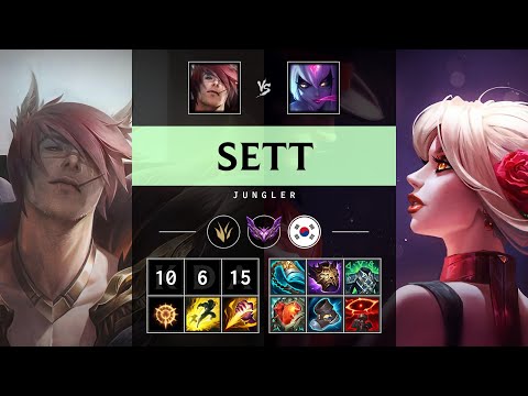 Sett Jungle vs Evelynn: Tank Titan - KR Master Patch 14.23