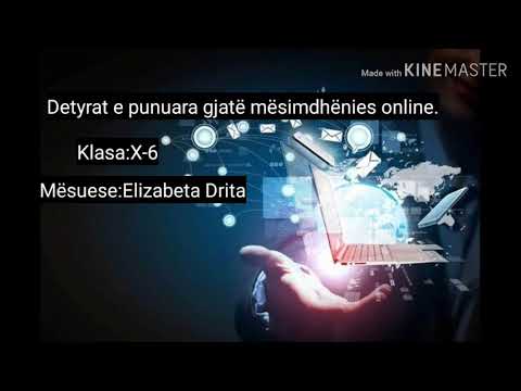 Detyra te realizuara nga nxenesit e klases 10-6 gjate mesimdhenies ne distance...