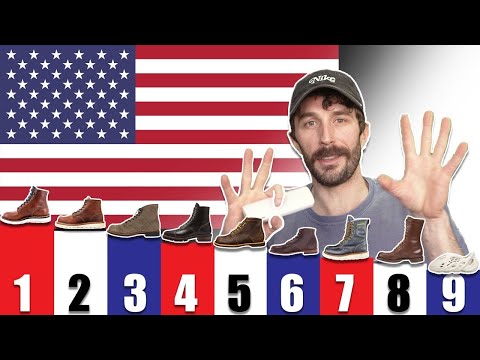 Top 9 Boots made in USA (Cut In Half)