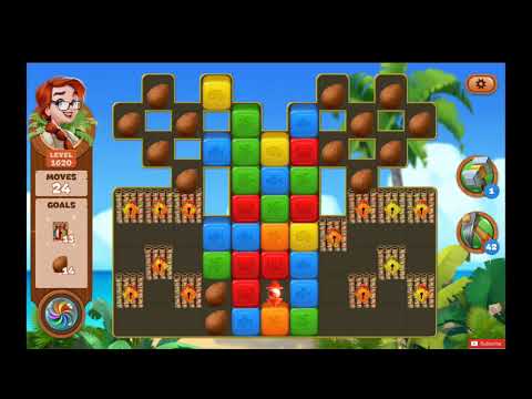 Lost Island Blast Adventure Level 1620 NO BOOSTERS - A S GAMING ✔