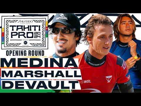 Gabriel Medina, Jake Marshall, Imaikalani David | SHISEIDO Tahiti Pro pres by Outerknown 2024