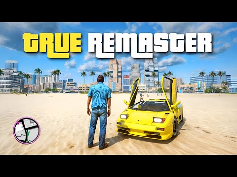 I Remastered GTA Vice City: Next Gen Edition (With Mods)