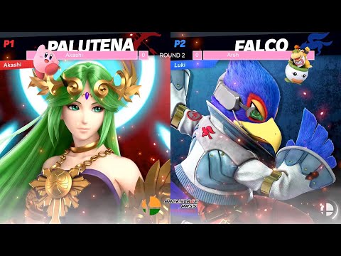 Akashi (Palutena) vs Luki (Falco) - Smash Ultimate @ Backstage Pass Bangalore
